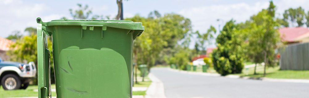 Stock image of trash bin