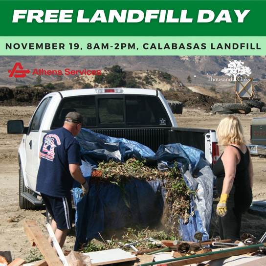 Thousand Oaks Free Landfill Day Athens Services