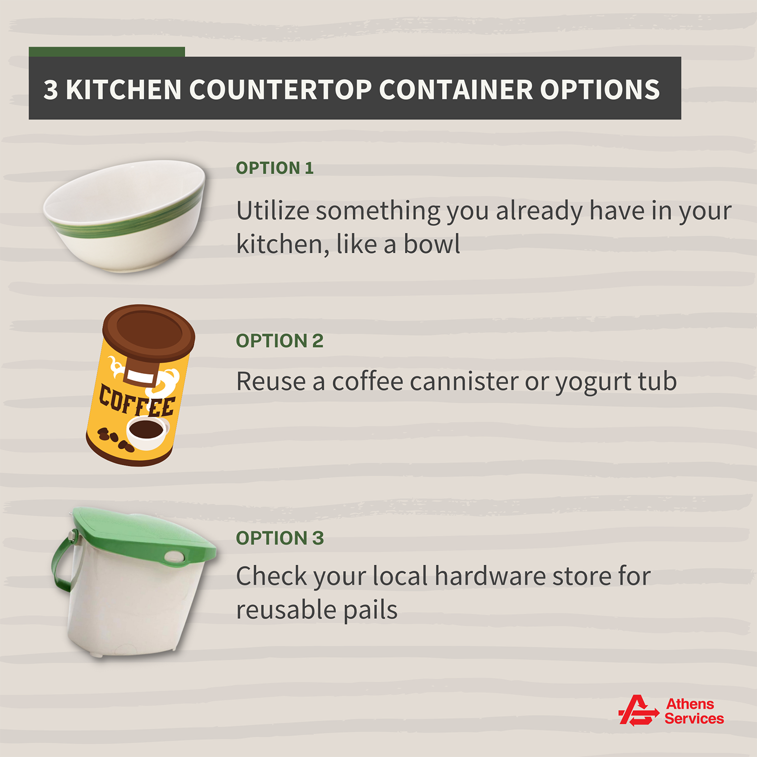 Kitchen Countertop Container Options