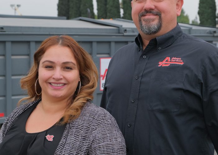 11Special Waste Roll-Off Coordinator Claudia Arellano and Special Waste Manager Jaime Aleman
