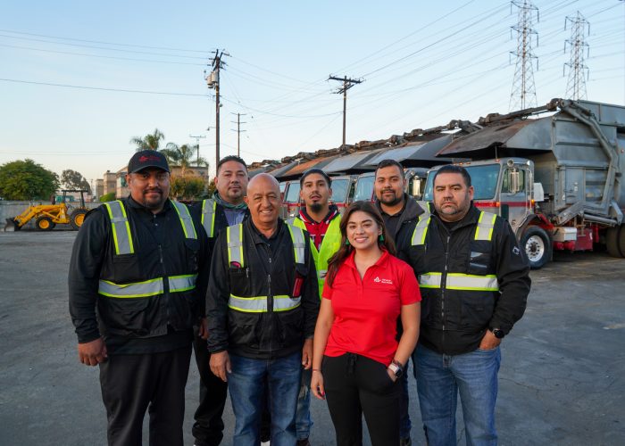 Athens employees with Director of Government Affairs, Amanda Mejia.