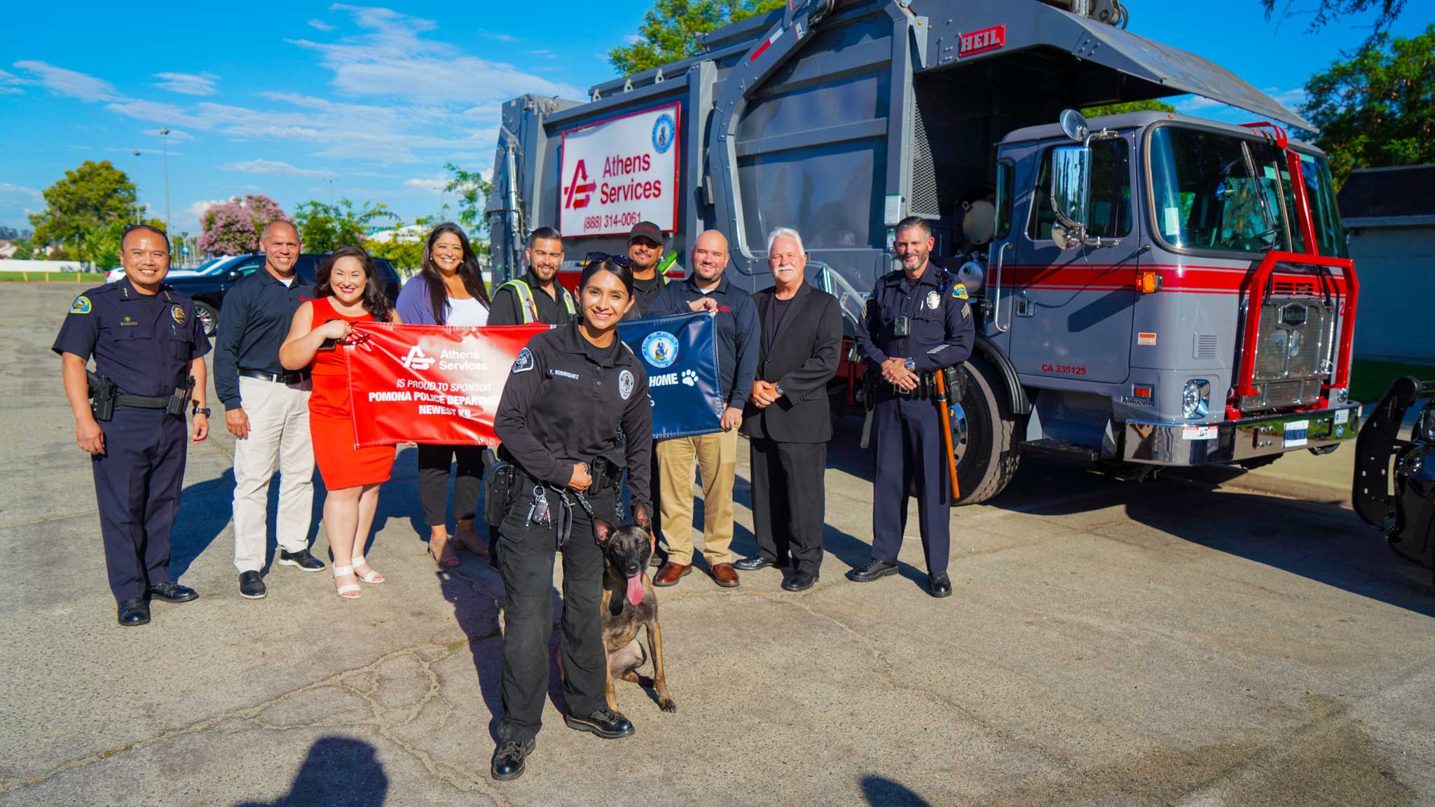 Athens Services Sponsors New K-9 Office for Pomona Police Department