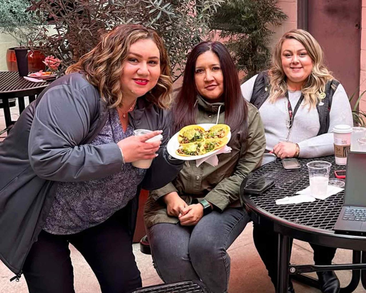Talent Development Manager Liz Deleon and co-workers