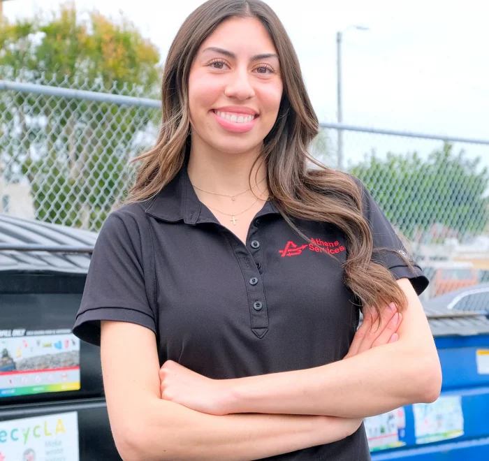 Athens Services Cynthia Agustin Recycling Coordinator Portrait