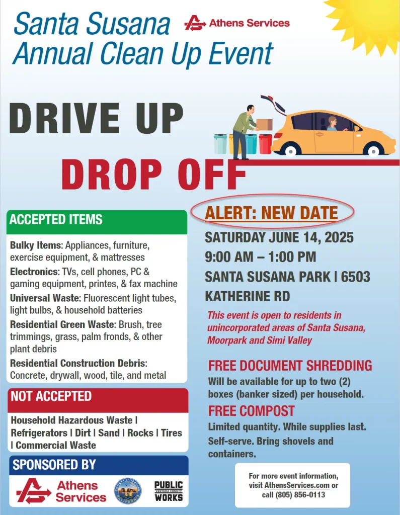 Athens Services Santa Susana Annual Clean Up Event