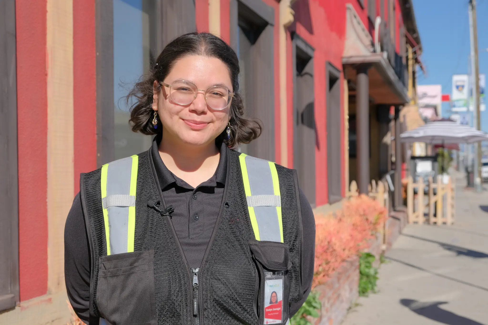 Athens Services Recycling Coordinator Evelyn Jauregui