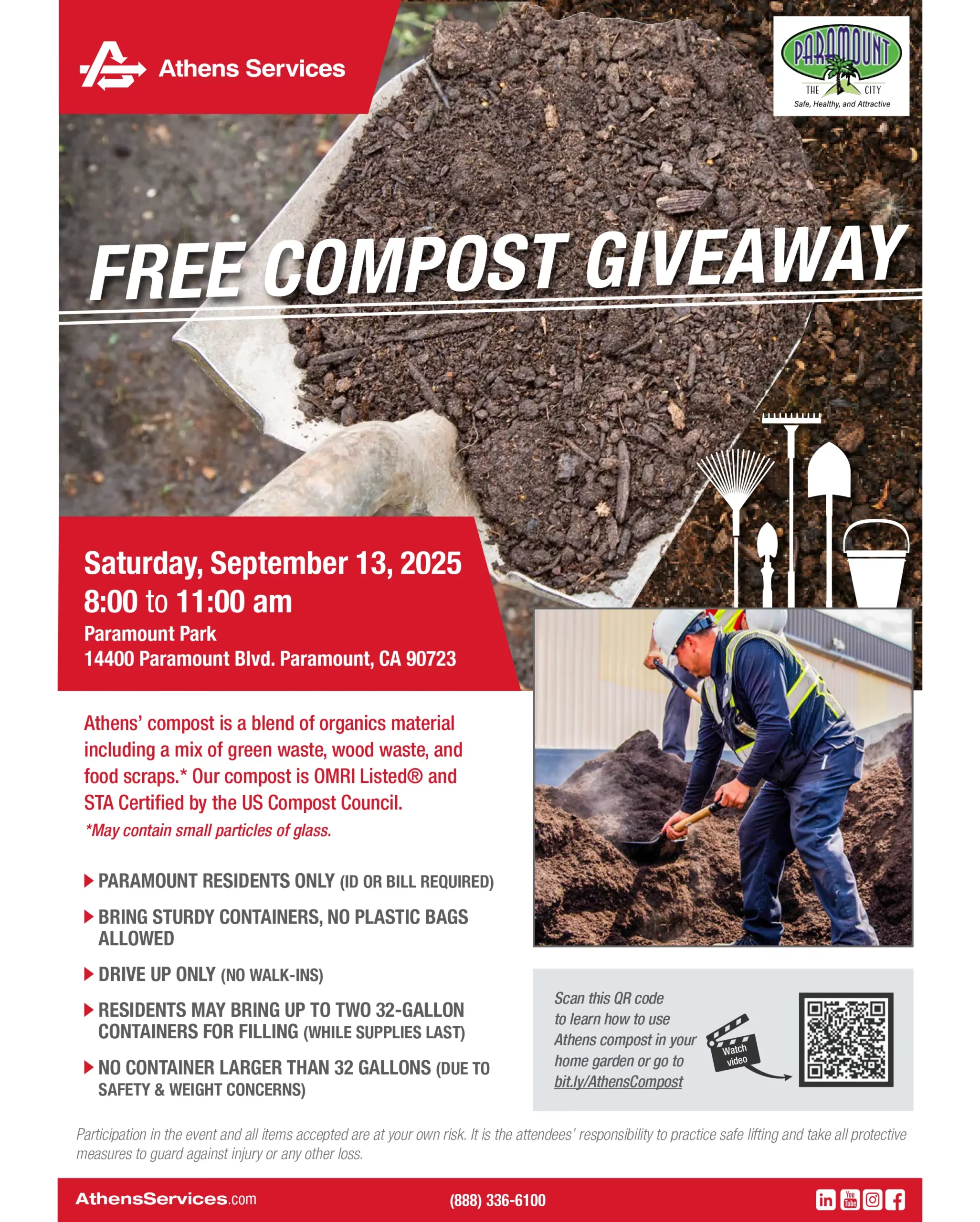 Athens Services Paramount Free Compost Giveaway 9-13-25 ENG