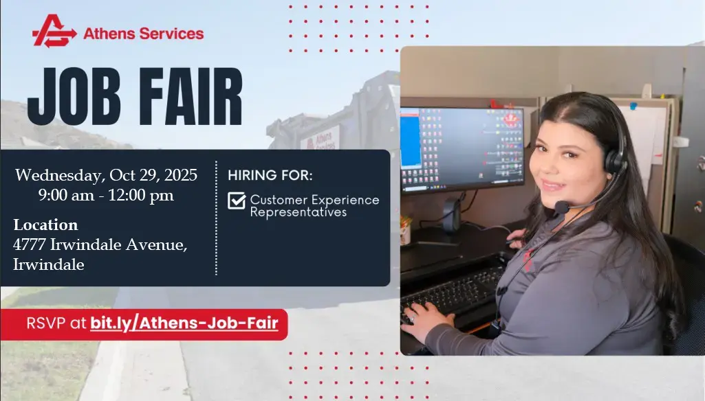 Athens Services October 29th Job Fair