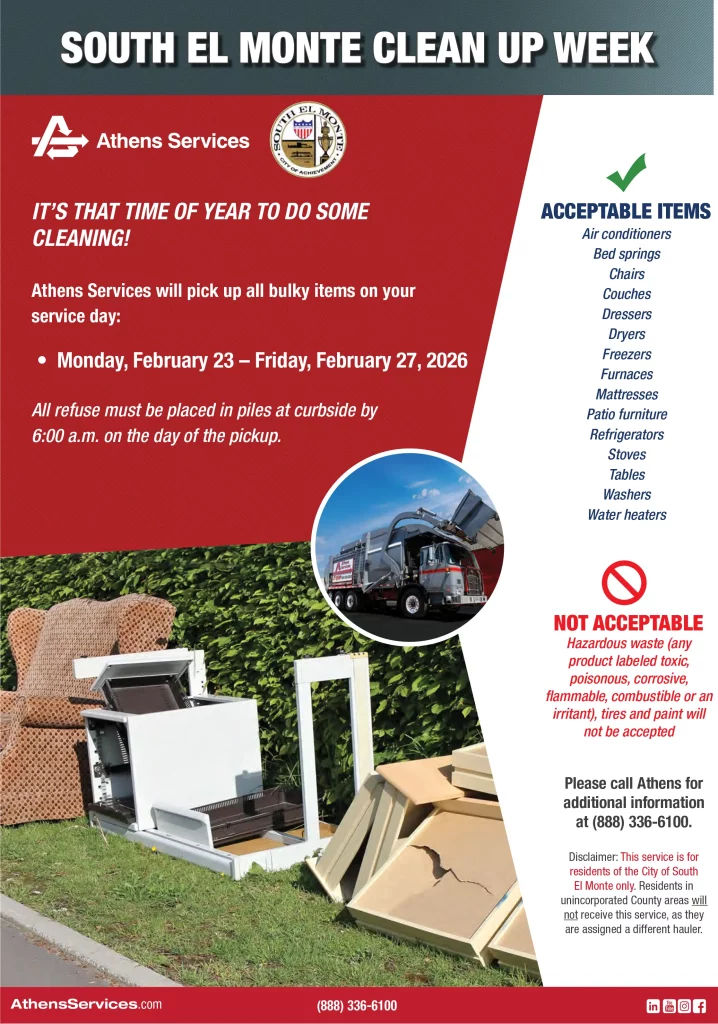 Athens Services South El Monte Cleanup Week 02-23-27-2026