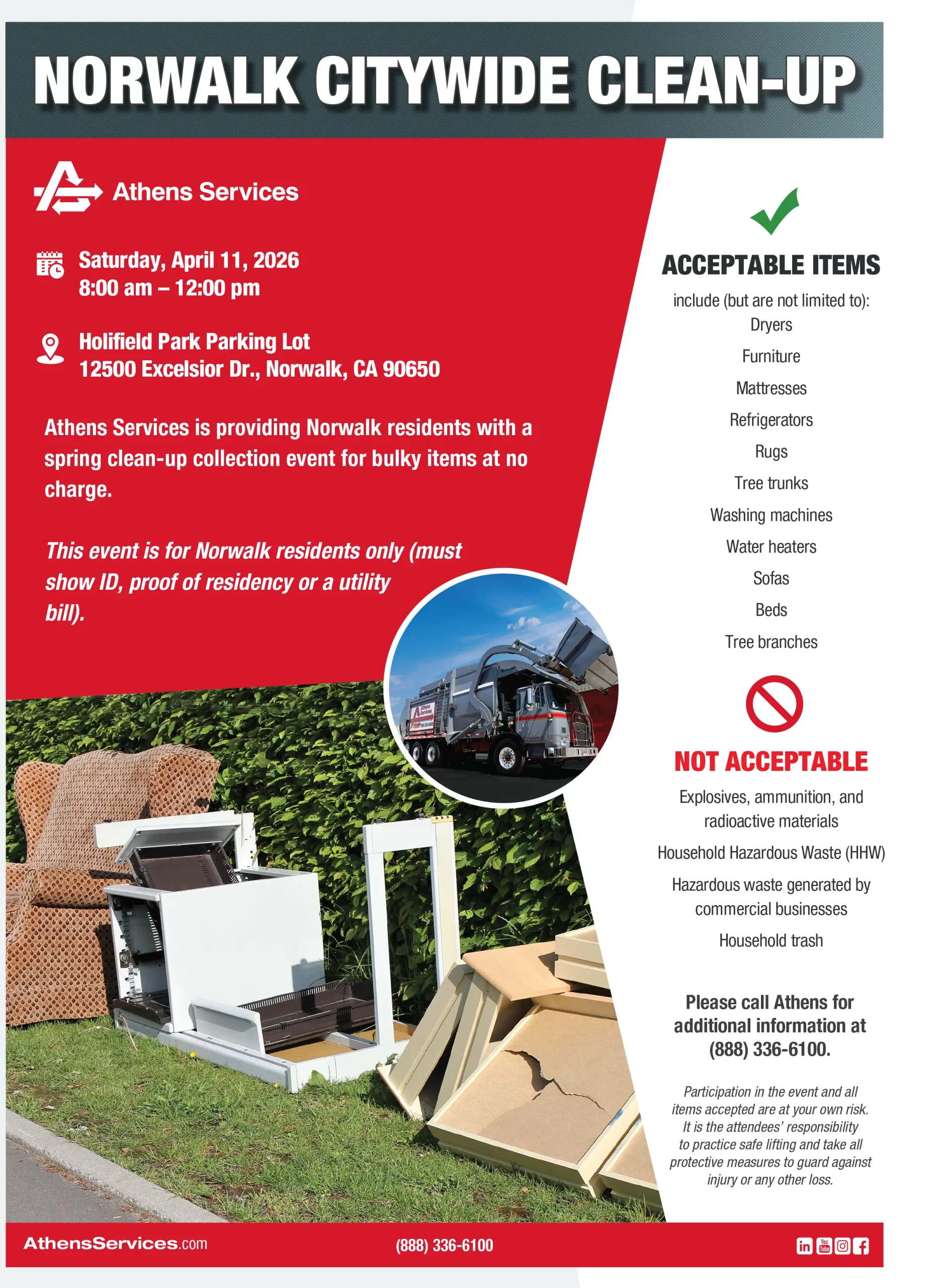 Athens Services Norwalk Citywide Clean up-4-11-2026
