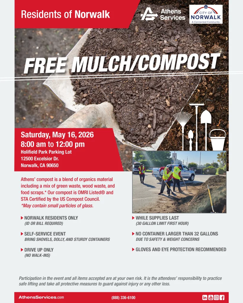 Athens Services Norwalk Free Compost Flyer 5-16-2026