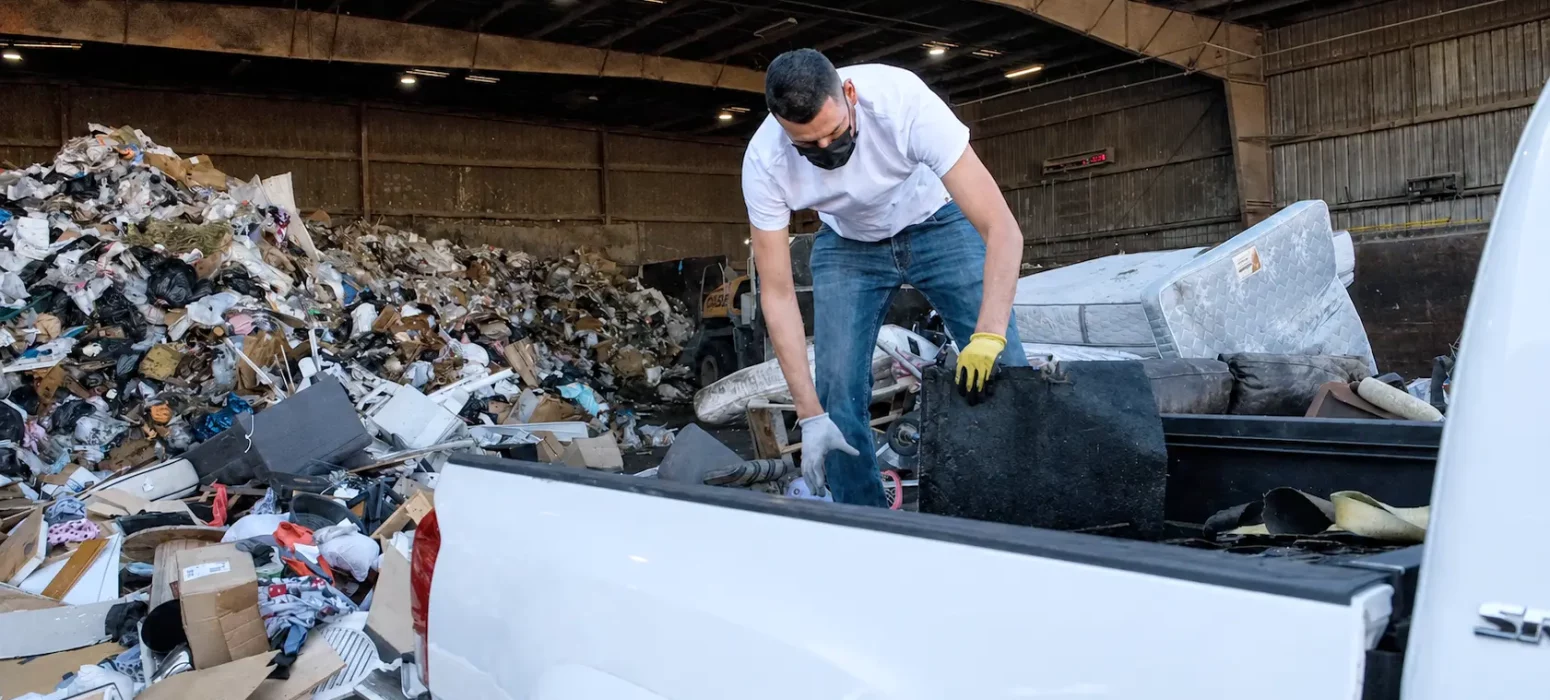 Athens Services Irwindale Materials Recovery Facility Service Self Hauler Dumping Trash
