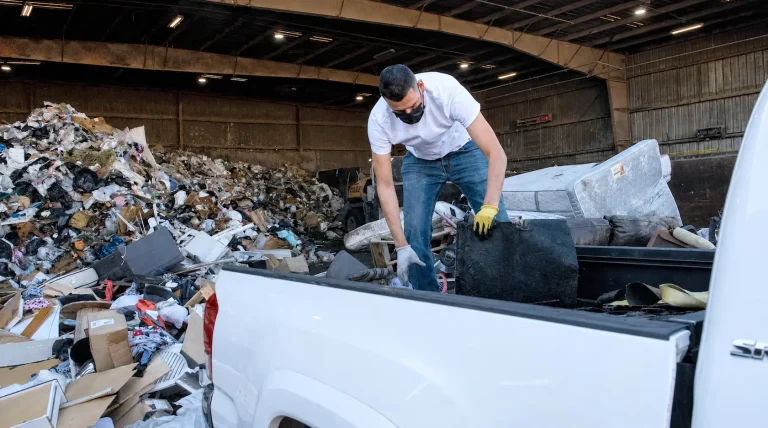 Athens Services Irwindale Materials Recovery Facility Service Self Hauler Dumping Trash
