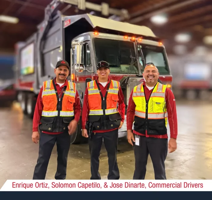 athens services national waste and recycling workers week enrique ortiz solomon capetilo jose dinarte commercial drivers