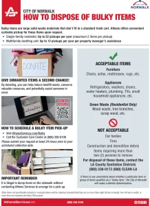 Athens Services Norwalk How to Dispose of Bulky Items